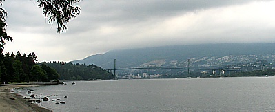 Il Lions Bridge Visto da Stanley Park