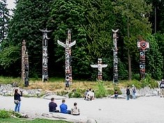 Totem Poles nello Stanley Park